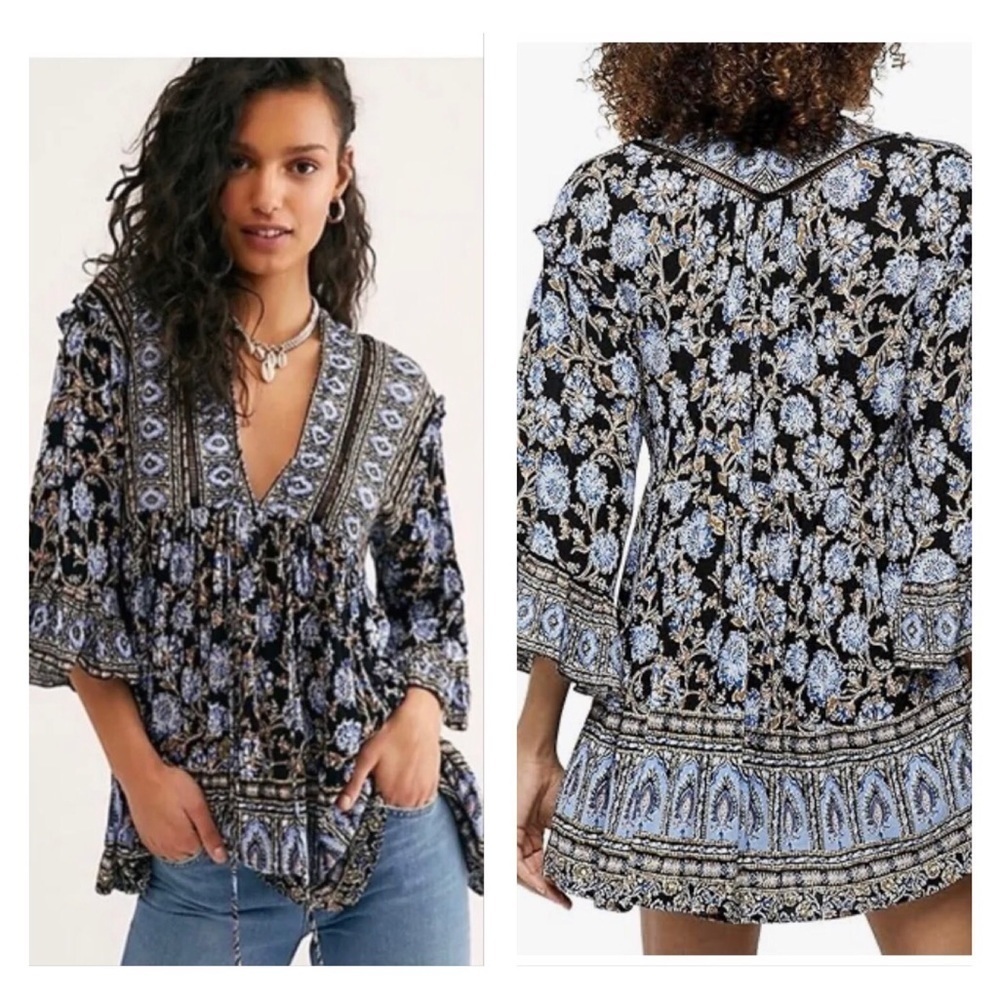 Free People XS Moonlight Dance Mini Dress/ Tunic